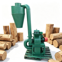 Broyeur à marteaux industriel de type simple pour le recyclage des déchets de bois en ferme et en usine