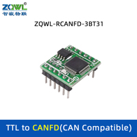 Module convertisseur industriel RS485/RS232/422 CAN FD ZQWL RCANFD, conversion de protocole Modbus RTU CAN, protection contre les surtensions ESD 6-36V DC