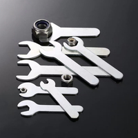Clé à fourche plate hexagonale galvanisée Outils à main en acier au carbone M4 M5 M6 M7 M8 M10 M11 M12 M13 M14 M15 M16 M17 M18 M19 OEM