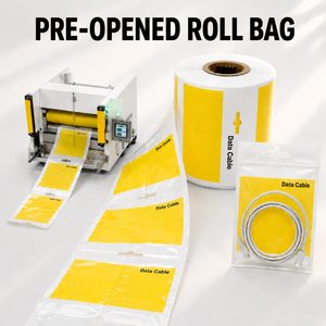 Bolsas de Embalaje de Plástico Impresas Personalizadas, Preabiertas, con Cierre Fácil de Abrir, Fundas Impermeables de Poliéster para Empacar - Product Image 2