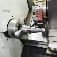 Tour CNC robuste UYANG TCK36 de petite taille avec commande GSK, 220V, lit incliné, porte-outils de type gang