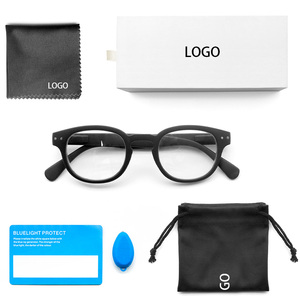 Hot Bán thiết kế thời trang unisex PC Khung ánh sáng màu xanh Chặn kính đọc sách cho phụ nữ người đàn ông - Product Image 1