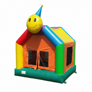 Castillo Inflable de PVC Colorido para Niños, Fácil de Instalar, para Fiestas en Interiores y Exteriores, Alquiler - Product Image 1