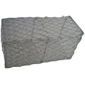 优质低碳钢丝镀锌编织石笼挡土墙石笼篮网石笼