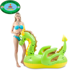 Giocattoli da Spiaggia Estivi, <span class=keywords><strong>Isola</strong></span> Gonfiabile a Forma di Drago in PVC per Nuotare e Galleggiare - Product Image 2