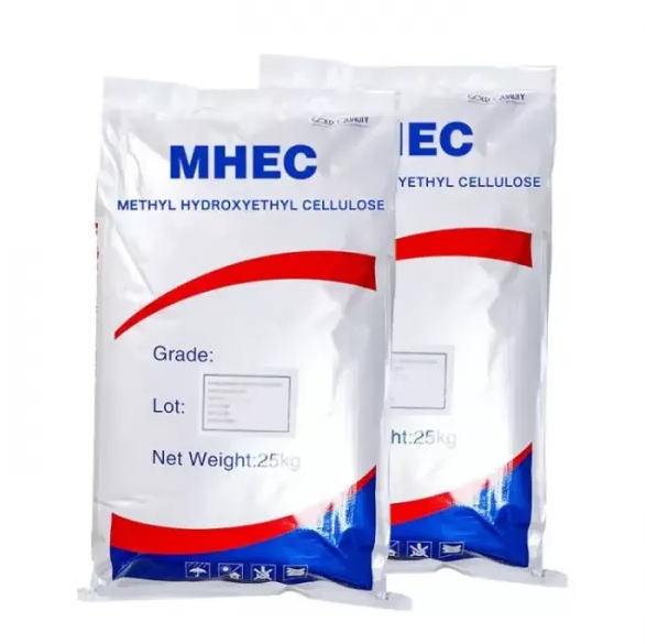 Hot Selling Factory Hydroxyethyl Methyl Cellulose MHEC/HEMC Chemical Auxiliary Agent HPMC for Tile Adhesive Gypsum Putty