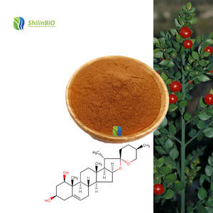 ผงสกัดจากต้นรัสคัส อะคูเลอาตัส ธรรมชาติ 98% ผงรัสโคเจนิน สารสกัดจากต้นบัตเชอร์บรูม CAS 472-11-7 - Product Image 3