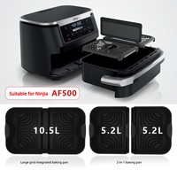 Meilleurs tapis de cuisson en silicone de qualité alimentaire, flexibles et très résistants, pour friteuses à air Ninja AF500, instruments de cuisson