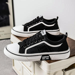 Zapatillas de Lona para Hombre 2025, con Cordones, Transpirables, Versátiles, Casuales, para Correr, Deportivas, Planas y a la Moda - Product Image 1