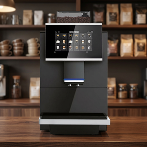 Machine à café professionnelle pour usage hôtelier, fonction de nettoyage automatique, capacité de 100 tasses, raccordement standard à l'eau - Product Image 2