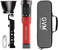 Lampe LED portable GVM Officielle PD60B PD60C 60W pour photographie, température de couleur réglable, contrôle par application, idéale pour les voyages et l'extérieur