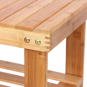 Vente en gros antique étagère à <span class=keywords><strong>chaussures</strong></span> siège de <span class=keywords><strong>rangement</strong></span> 3 niveaux utilitaire <span class=keywords><strong>banc</strong></span> en bambou en bois 2019 organisateur de <span class=keywords><strong>chaussures</strong></span> tenir les <span class=keywords><strong>chaussures</strong></span> - Product Image 5