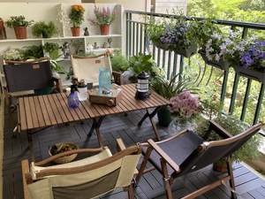 Moderne Outdoor Decking Board Eigentijdse Anti-Slip In Elkaar Grijpende Dek Tegels Waterdichte Teak Patio Tegels Plastic Houten Terrasdek - Product Image 5