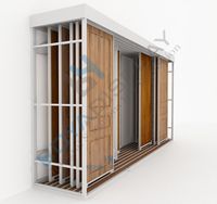 Vente chaude, vente directe d'usine, présentoir de porte, présentoir de vitrine, présentoir de porte pour salle d'exposition