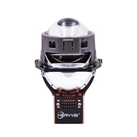 HENVVEI Super U3 3 pouces Led projecteur lentille phare 70W 6000k Led pour Auto lumières mise à niveau Laser bi-LED projecteur