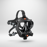 Masque de plongée intégral à 180 degrés avec régulateur de 2e étage pour la plongée sous-marine
