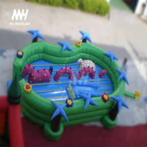 Nhà Máy pice <span class=keywords><strong>Inflatable</strong></span> rùa thư bị trả lại kết hợp nhảy nhà Khủng Long Thiên Đường Trampoline <span class=keywords><strong>Combo</strong></span> cho ngoài trời - Product Image 4