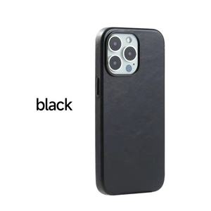 Offre Spéciale <span class=keywords><strong>Boman</strong></span> luxe en cuir véritable durable support sans fil charge étui de téléphone portable pour iphone - Product Image 2