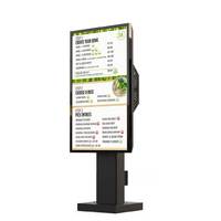 Écran publicitaire extérieur Drive Thru System LCD Menu Board Waterproof 4K TV Kiosk Totem Digital Signage Display