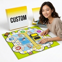 Juego de Mesa de Transporte Urbano Personalizado, Simulación OEM/ODM, Componentes Impresos, Cartón Gris de 1200g, Papel de Arte de 157g, Embalaje Personalizado