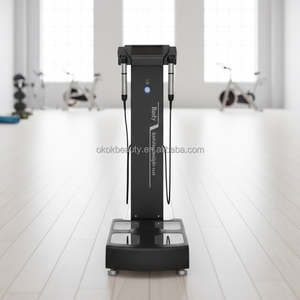 Máquina Analizadora <span class=keywords><strong>de</strong></span> Grasa <span class=keywords><strong>Corporal</strong></span> con Marco Vertical Negro y Soporte para Tablet, Detector <span class=keywords><strong>de</strong></span> <span class=keywords><strong>Masa</strong></span> Muscular Segmental para Brazos, Piernas y Tronco, para Fitness - Product Image 3