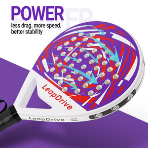 Raquetas <span class=keywords><strong>de</strong></span> Pádel Portátiles para Adolescentes, Fabricadas con ABS + Fibra <span class=keywords><strong>de</strong></span> Carbono, con Red <span class=keywords><strong>de</strong></span> Poliéster y Espuma EVA, Diseño <span class=keywords><strong>de</strong></span> Cabeza Ligero y Personalizado 12k - Product Image 4