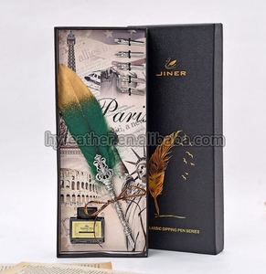 Vente en gros <span class=keywords><strong>d</strong></span>'encre vintage dip set <span class=keywords><strong>plume</strong></span> <span class=keywords><strong>calligraphie</strong></span> <span class=keywords><strong>plume</strong></span> stylo <span class=keywords><strong>plume</strong></span> pour écrire Signature cadeau mariage nuptiale douche fête approvisionnement - Product Image 5