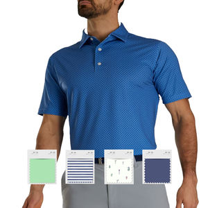 Chemises polo personnalisées avec logo, sublimation, performance sportive, douces, respirantes, séchage rapide, 95% polyester, 5% élasthanne - Product Image 1