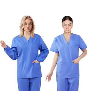 Wholesale Unisex Medical <b>Scrub</b> <b>Set</b> Cotton Made New Style Medical <b>Scrub</b> <b>Set</b> Top Quality Medical Use - Product Image 1