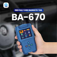 Herramienta de Diagnóstico OBD2 BA-670, Compatible con Sistemas de 12V, Funciona con Autos, Motocicletas y Camiones