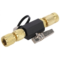Outil de démontage et d'installation de valve à double joint torique en laiton et acier inoxydable pour climatisation et réfrigération (R22, R410A, R134A)