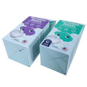 กล่องบรรจุภัณฑ์แชมพูแบบกำหนดเอง 400gsm กระดาษแข็งสีขาว กล่องแบบ Himes Lock สำหรับขายปลีก ผลิตภัณฑ์สำหรับเด็ก - Product Image 4