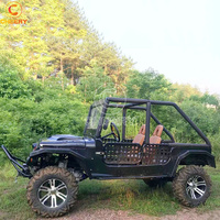 Cheery Amusement Vehículo Todoterreno de 350 cc, UTV de 2 Plazas, Tracción en las Cuatro Ruedas, UTV para Deportes al Aire Libre, Auto de Carreras J-eep