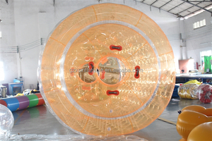Rol bola berjalan air tiup transparan, Rol air dapat ditiup, tabung penggulung untuk kegiatan - Product Image 5