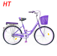 Usine chinoise directe en gros 20 pouces cadre en acier ville équitation fille vélo à vitesse unique de haute qualité