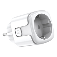 Prise intelligente Tuya Zigbee EU 16A 3800W avec surveillance de la consommation, contrôle à distance par application pour Android/iOS – Vente Flash