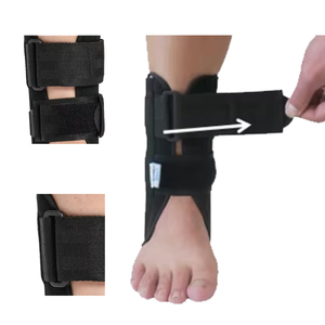 HKJD nuovo indossabile poliestere sport stabilizzatore caviglia doppia piastra in alluminio cinghia di compressione elastico <span class=keywords><strong>manica</strong></span> alla caviglia scarpa alla caviglia - Product Image 6