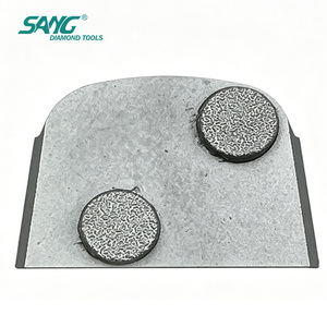 Patin de ponçage diamanté à segments brasés compatible Lavina, direct usine, pour le décapage et la rénovation des revêtements de sol en bois - Product Image 3