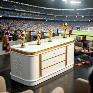 Mueble de <span class=keywords><strong>TV</strong></span>/Mesa de Centro/Mueble para Vino con Diseño de <span class=keywords><strong>Fútbol</strong></span> 2026 Personalizable, Muebles de Madera para Sala de Estar, Producción en Masa - Product Image 4