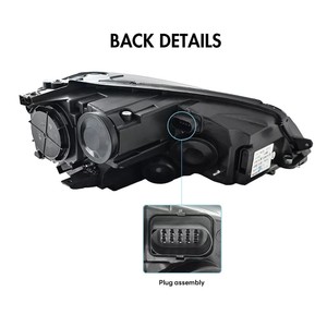   Ensemble de phares LED 12V pour Volkswagen <span class=keywords><strong>Golf</strong></span> <span class=keywords><strong>7</strong></span> <span class=keywords><strong>GTI</strong></span> 2013-2016, lumière blanche de haute qualité, accessoire d'éclairage automobile, nouvelle version - Product Image 4