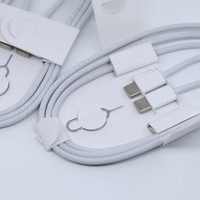 Câble USB-C double 60W durable en nylon tressé orange 1M, charge rapide Type-C vers Type-C pour iPhone 17 16 15 Pro Max