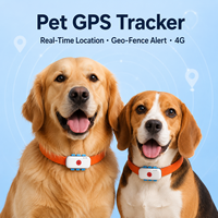 Localizador GPS Ecológico Inteligente, Resistente al Agua, de Plástico Duradero, para Perros y Ganado, con WiFi, LBS y Reproducción de Rutas