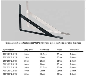 Hot Sale Modern Design Aan De Muur Gemonteerde Houten Plank Beugel Ondersteunt Metalen Plank Voor Woonkamer Hotel Outdoor Home Office Gebruik - Product Image 2