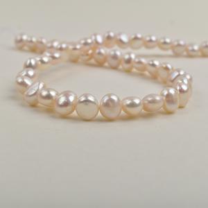 Perla de Agua Dulce Barroca Grande Natural Blanca de 10-11 mm, Perla Suelta Semi-Acabada para Manualidades - Product Image 2