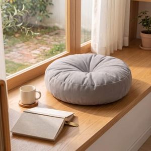 Cojín de Estilo Japonés Personalizado de Fábrica, Cojín para Muebles de Patio y Hogar, Cojín Redondo y Esponjoso para Meditación - Product Image 3