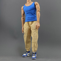 Kaliteli 30 cm 1/6 erkek bebek askeri şekil vücut giysi yelek tank top yelek için 1/6 ölçekli erkek bebekler