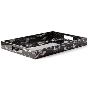 High Quality Tabletop Acrylic <strong>Tray</strong> <strong>Perfume</strong> Jewelry Acrylic Serving <strong>Tray</strong> with Handles ROHS Certificate - Product Image 4