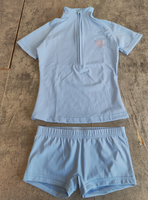 Vêtements d'été 2026 pour femmes, ensembles de streetwear personnalisés, ensembles de sport pour femmes, vestes à manches courtes raglan avec fermeture éclair et shorts, ensemble 2 pièces pour femmes