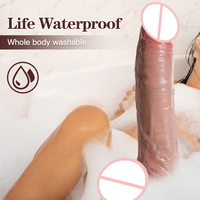 Dildo marron de 9,64 pouces pour débutants avec ventouse, jouet sexuel mains libres pour couples, jouet sexuel pour femmes, Gode