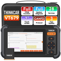 THINKCAR VT679 Professional TPMS Programming Tool with 7 Inch Android 10 Touchscreen 5000mAh Battery Tire Service Auto Repair